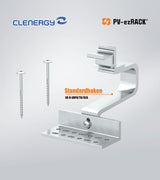 Clenergy PV-ezRack Standardhaken 40-50 inkl. Schrauben
