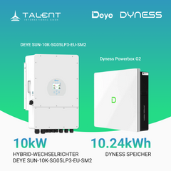 Deye SUN-10K-SG05LP3-EU-SM2 Hybrid Wechselrichter Dreiphasig + Dyness Powerbox G2 – 10,24 kWh Heimspeicher