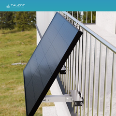 Einfache Solarhalterung für den Balkon