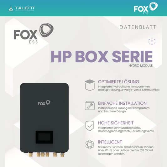 FOX ESS HP Box Serie Hydro Module HP3 Box-E1-WL 9kW