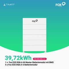 Fox ESS DQ6.6 Hochvolt-Speicher mit Master-BMS & Slave-Modulen L3 - L14 ( 19,86kWh bis 92,68kWh)