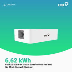 Fox ESS DQ6.6-M Master Batteriemodul mit BMS für DQ6.6 Hochvolt-Speicher 6,62kWh