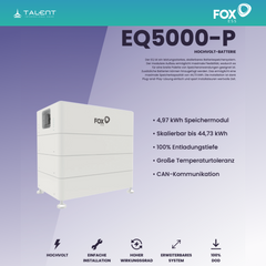 Fox ESS EQ5000-M-P 4.97kWh LFP Basismodul (Master) inkl. BMS Hochvolt-Speichersysteme *2026 Neue Version