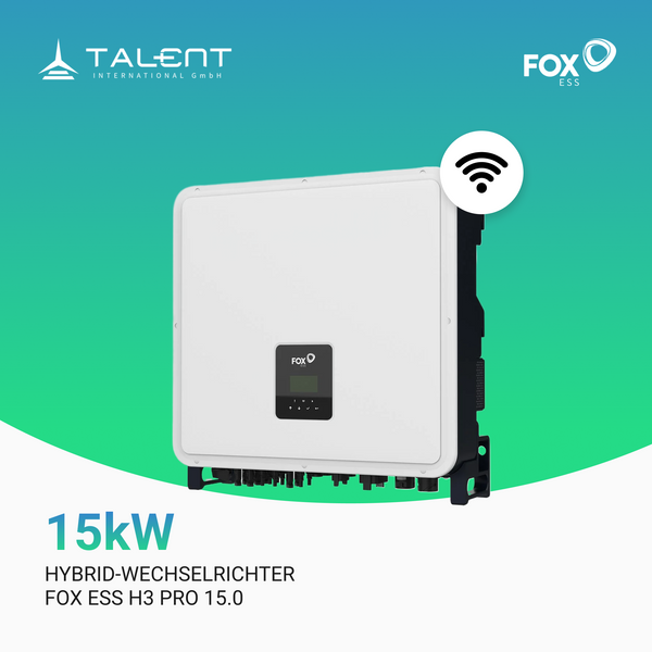 Fox ESS H3-Pro-15.0 15kW Hybridwechselrichter 3-phasig inkl. Wifi-Modul & Energiezähler