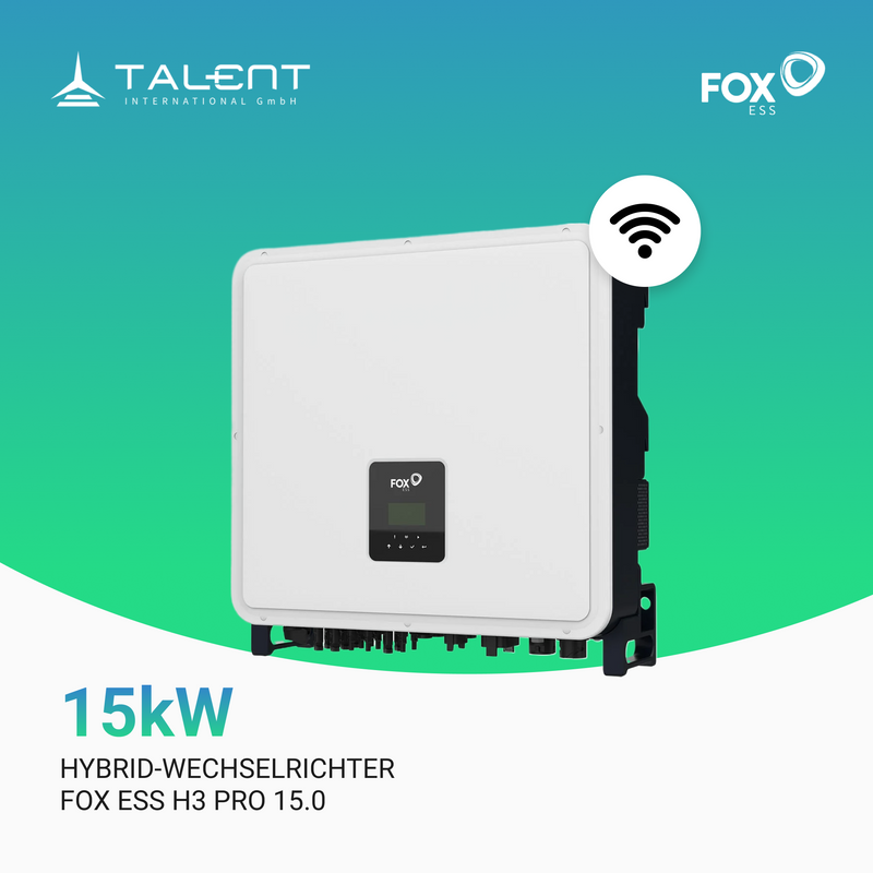 Fox ESS H3-Pro-15.0 15kW Hybridwechselrichter 3-phasig inkl. Wifi-Modul & Energiezähler