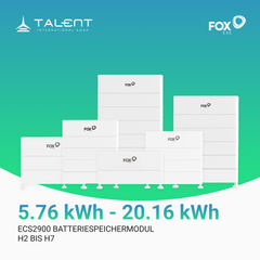 Fox ESS ECS2900-H2 bis H7 I von 5,76 kWh bis 20,16 kWh Batteriespeichersystem