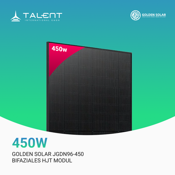 Solarmodule / Golden Solar – Talent International GmbH: Talent Shop