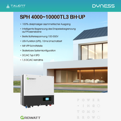 Growatt Komplettset SPH10000TL3-BH-UP 10kW mit 7,68kWh ARK 7,6H Batteriespeicher