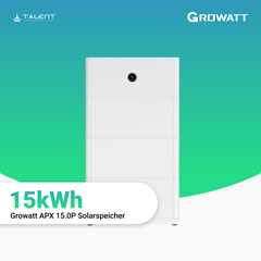 Growatt Komplettset - MID 15KTL3-XH 15kW Hybridwechselrichter 3-phasig & APX 15.0P Solarspeicher 15kWh (mit P2)