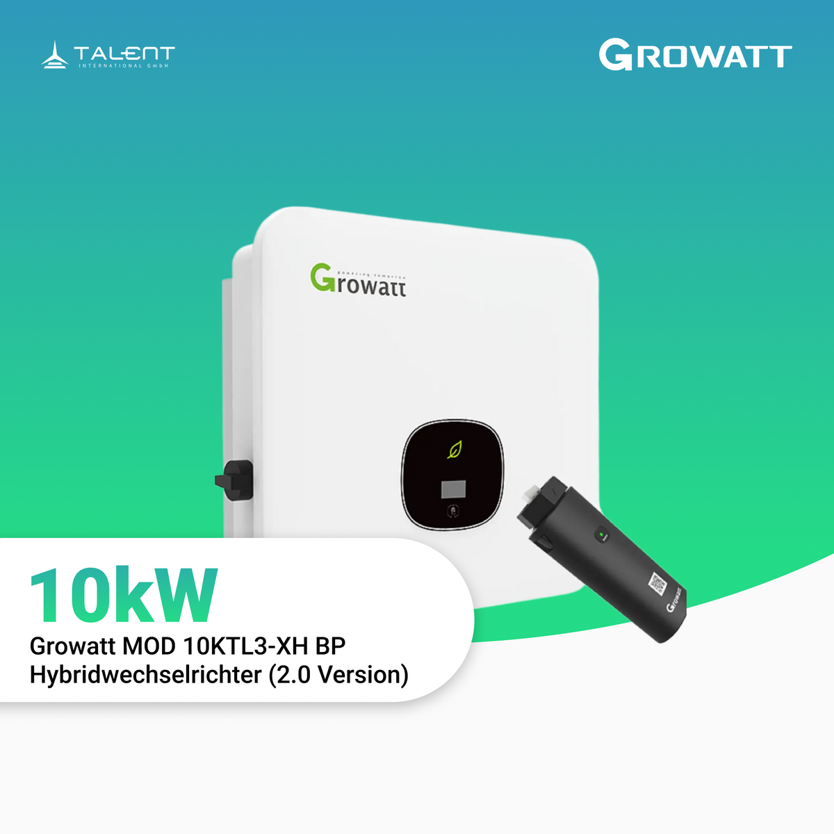 Growatt MOD 10KTL3-XH 10kW Hybridwechselrichter 3-phasig (2.0 Version)