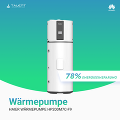 Haier Brauchwasser Wärmepumpe HP200M7C-F9 - 185 L Compact  A+ - R290 Kältemittel – Effiziente Warmwasserlösung