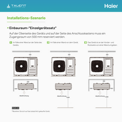 Haier Monoblock-Wärmepumpe HPM10-Nd2 10 kW | R290 | A+++ Heizen, Kühlen & Warmwasser