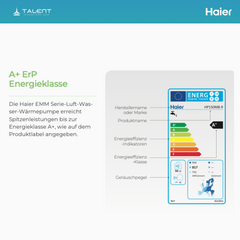 Haier Brauchwasser Wärmepumpe HP80M8-9, 80L, A+, R290 Kältemittel – Effiziente Warmwasserlösung