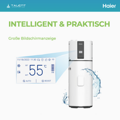 Haier Brauchwasser Wärmepumpe HP200M7C-F9 - 185 L Compact  A+ - R290 Kältemittel – Effiziente Warmwasserlösung