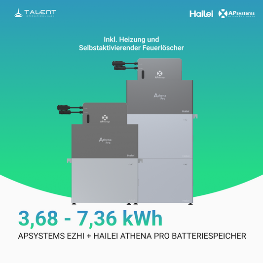Apsystems EZHI + Hailei Athena Pro Serie mit Inselbetrieb und AC Kopplung Funktion