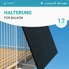 APsystems EZHI + EZ1D Set: Insel- & Hybrid-System + 5kWh Speicher + 5280W / 5400W Bifacial Glas Full Black PV Module + AC Leistung 2800W