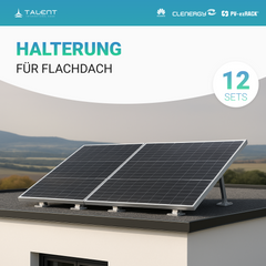 APsystems EZHI + EZ1D Set: Insel- & Hybrid-System + 5kWh Speicher + 5280W / 5400W Bifacial Glas Full Black PV Module + AC Leistung 2800W