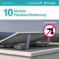 APsystems EZHI + EZ1D Set – Hybrid & Insel-System mit 5 kWh / 10 kWh Speicher + 4500W (10 x 450W) Bifazial Full Black PV Modulen, AC Leistung 3800W
