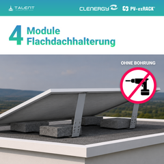 APsystems EZHI Balkonkraftwerk  – Hybrid & Insel-System mit 5 kWh / 10kWh Speicher + 1800W (4 x 450W) Bifacial Glas-Glas Full Black Module, AC 2000W