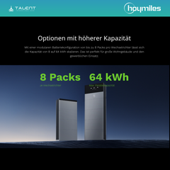 Hoymiles - HiOne-12T-G3 12kW Hybrid-Wechselrichter dreiphasig und 8kWh Speicher ALL-IN-ONE BESS Energiespeichersystem