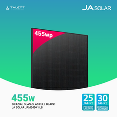 PV Komplettset 10.92 kWp - 24 × JA Solar 455W Bifazial Full Black & Deye 20kW Hybrid-wechselrichter SUN-20K-SG05LP3-EU-SM2 mit SE-F16-C Batteriespeicher ( 16kWh / 32kWh ))