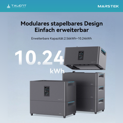 1800W Balkonkraftwerk mit Speicher - 4 × 450W Sunpro N-Typ Bifacial Modul & Marstek Jupiter C Plus mit integriertem Wechselrichter