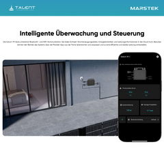 900W Balkonkraftwerk mit Speicher - 2 × 450W Full Black Glas-Glas Modul, Marstek Saturn MST-MI0800 Mikrowechselrichter & Marstek B2500-D 2.24kWh Speicher