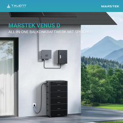 Marstek Venus D All-in-One Balkonkraftwerk mit Speicher AC-Kopplung 4 MPPT