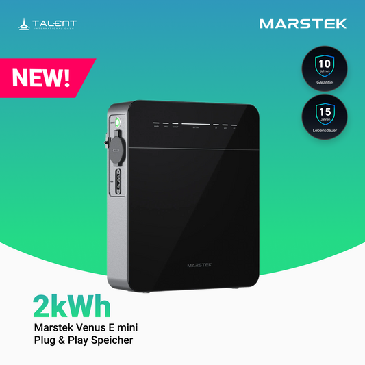 Marstek Venus E mini - Plug & Play Speicher, 2 kWh, 1,5 kW, 10 Jahre Garantie