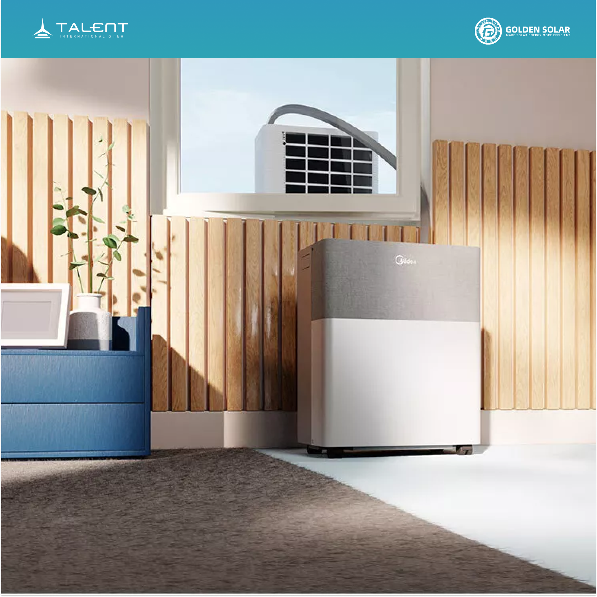 Midea PortaSplit mobiles Split Klimagerät Wärmepumpe 3,5 kW A++