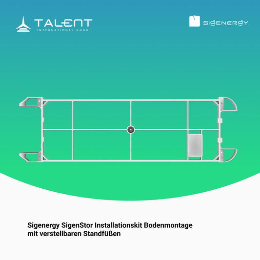 Sigenergy SigenStor Installationskit Bodenmontage mit verstellbaren Standfüßen
