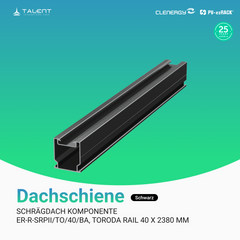 Clenergy PV-ezRack Unterkonstruktion Schrägdach - Dachschiene 40*2380mm